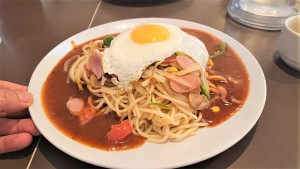 室長日記「名古屋飯し、あんかけパスタ」