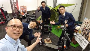電動バイク展示・試乗会準備完了