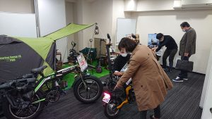 電動バイク展示・試乗会スタート